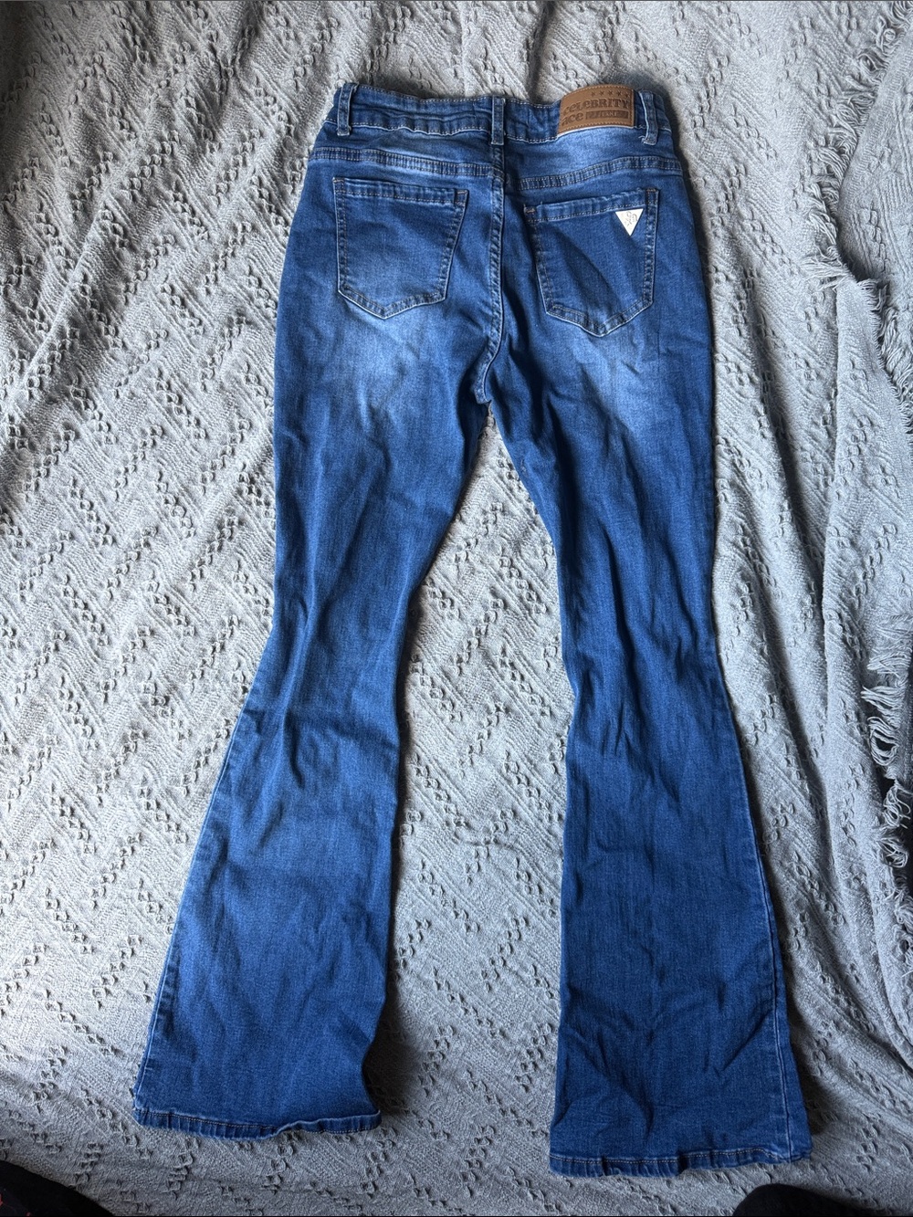 Women's Blue Flared Jeans